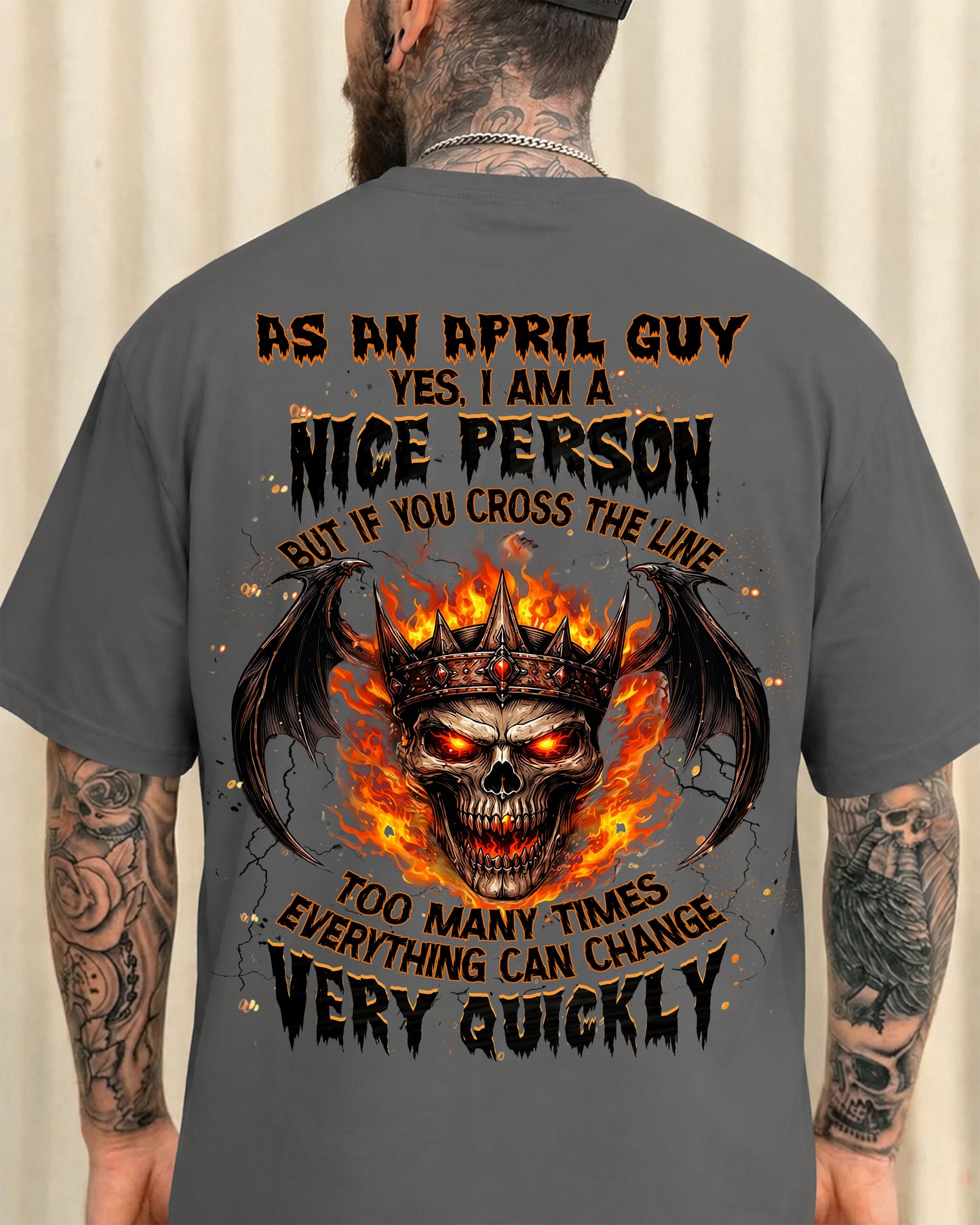 APRIL SHIRT, EVERYTHING CAN CHANGE VERY QUICKLY - SNOW04 (SKU2605-78-04)