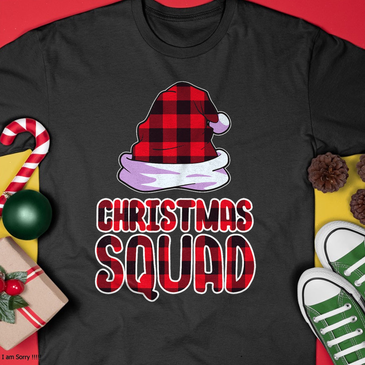 Christmas Squad Family Group Matching Christmas Party Pajama T-Shirt - Christmas Unisex T-Shirt/Hoodie/Sweatshirt - SNOW00