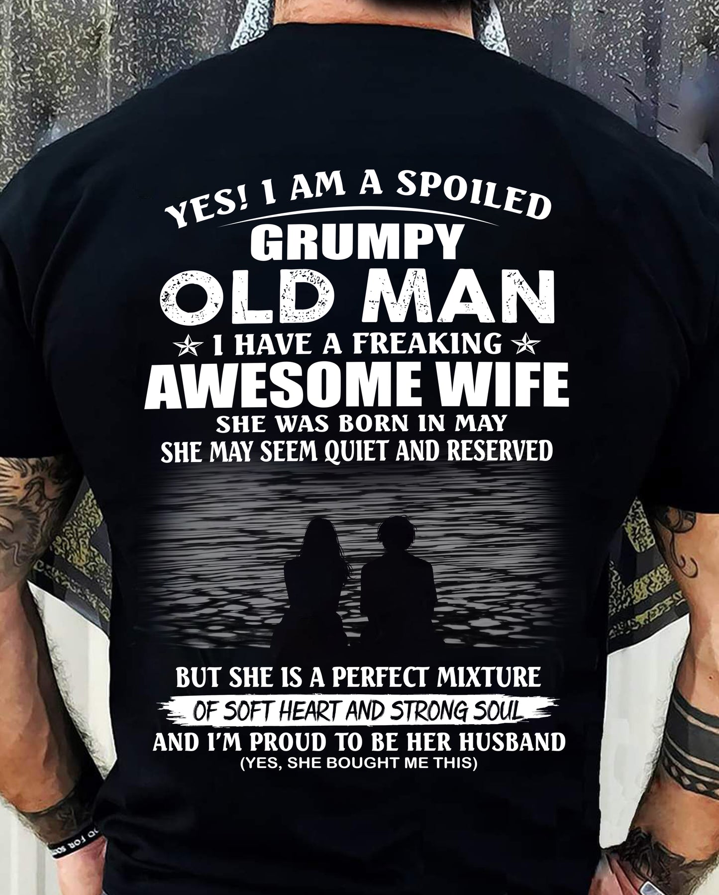 MAY, I HAVE A FREAKING AWESOME WIFE – Gift T Shirt From Wife For Husband – SNOW MALE05 (SKU2602-24-05)