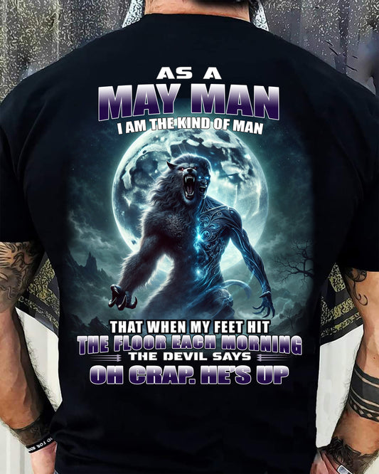MAY SHIRT, OH CRAP HE'S UP - MAN SNOW05 (SKU2604-96-05)