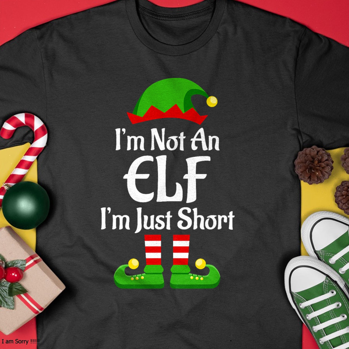 Im Not An Elf Family Christmas Pjs Matching Men Women Kids T-Shirt - Christmas Unisex T-Shirt/Hoodie/Sweatshirt - SNOW00