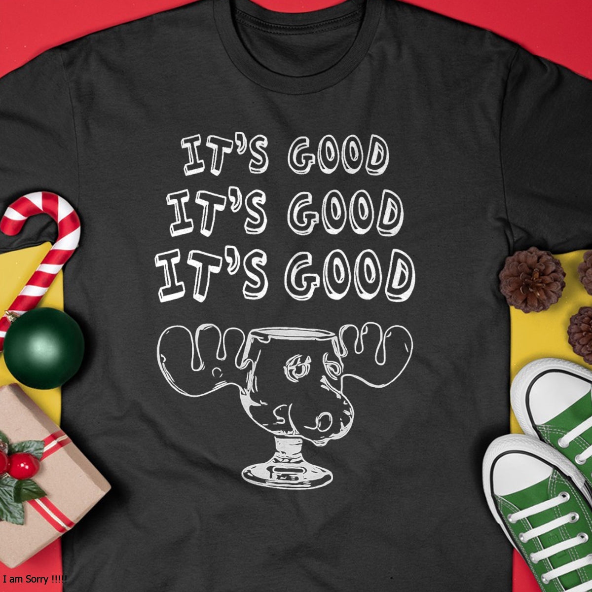 Funny Christmas Vacation Eggnog It's Good Holiday T-Shirt - Christmas Unisex T-Shirt/Hoodie/Sweatshirt - SNOW00