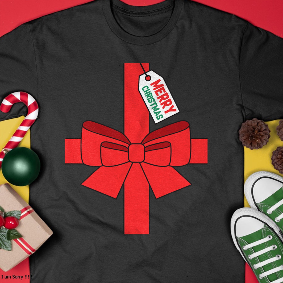 Funny DIY Christmas Present Costume T-Shirt - Christmas Unisex T-Shirt/Hoodie/Sweatshirt - SNOW00