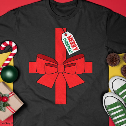 Funny DIY Christmas Present Costume T-Shirt - Christmas Unisex T-Shirt/Hoodie/Sweatshirt - SNOW00