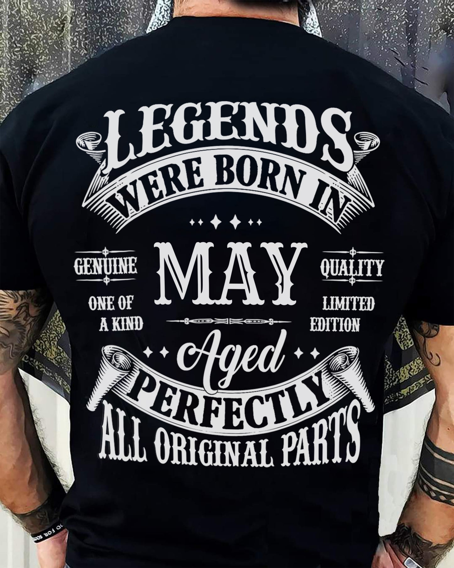 MAY, LEGENDS WERE BORN IN MAY-SNOW MALE05 (SKU08-37-05)