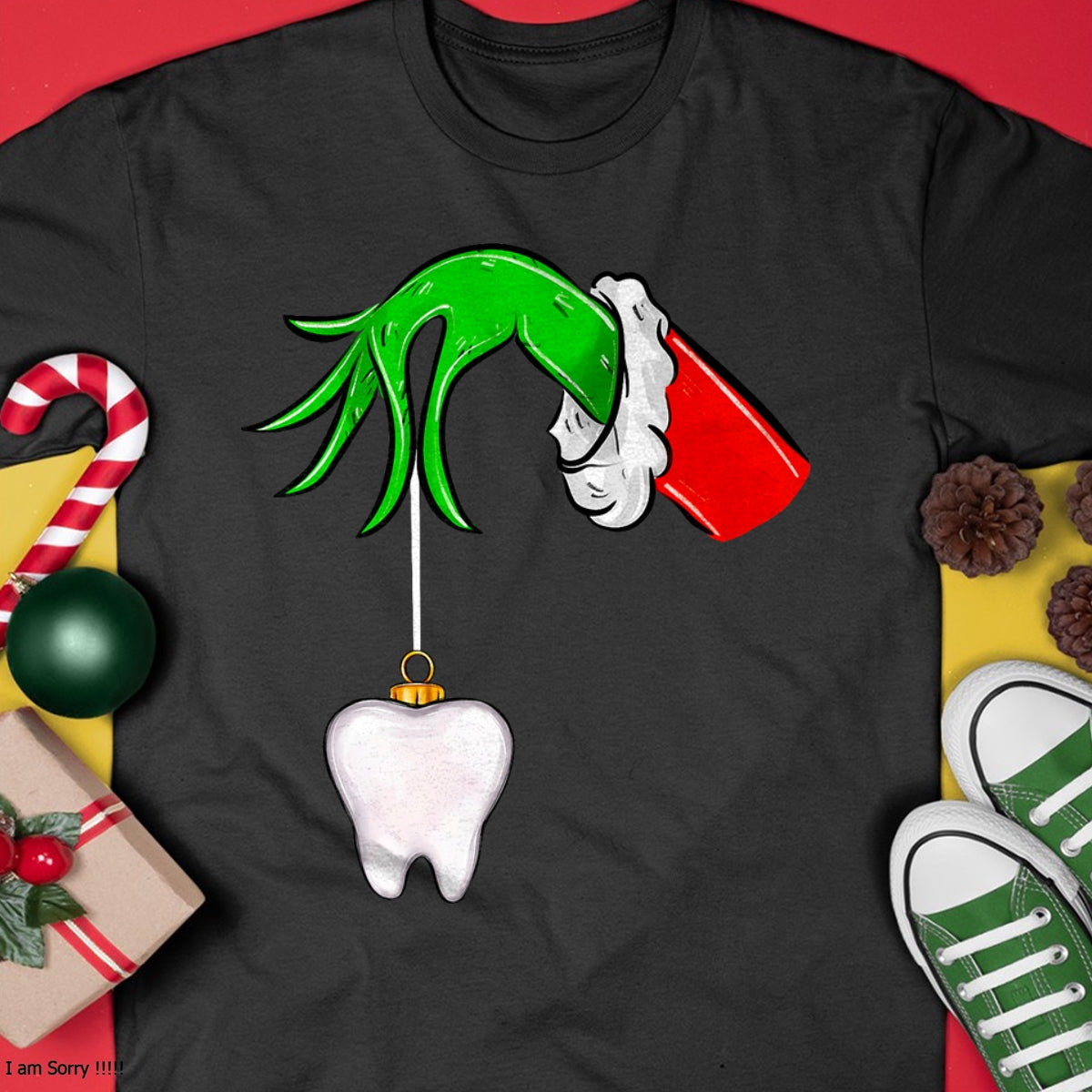 Christmas Tooth Dentist Dental Assistant Teeth Xmas Pajamas T-Shirt - Christmas Unisex T-Shirt/Hoodie/Sweatshirt - SNOW00