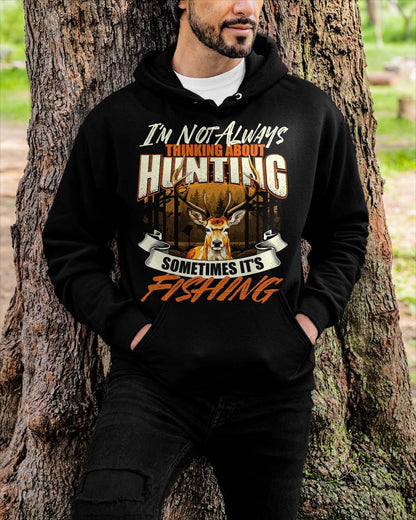 I'm Not Always Thinking About Hunting - Wildlife Deer Lover T-Shirt