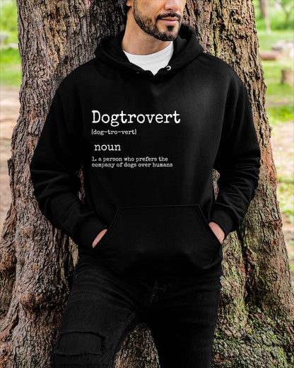 Dogtrovert Definition, Funny Dog Shirts for Women Men, Dog T-Shirt