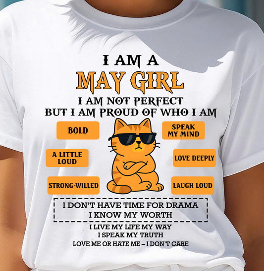 MAY SHIRT, I AM PROUD OF WHO I AM - FMA SNOW05 (SKU2603-292-05)