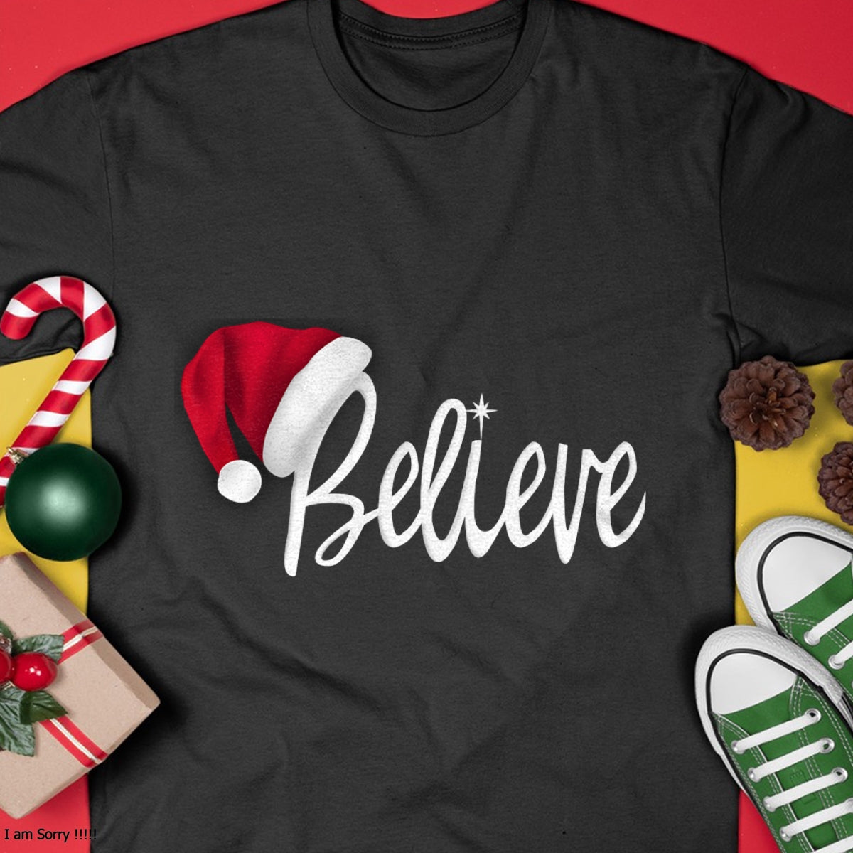 Christmas Long Sleeve T-Shirt - Believe in Santa Claus Shirt - Christmas Unisex T-Shirt/Hoodie/Sweatshirt - SNOW00