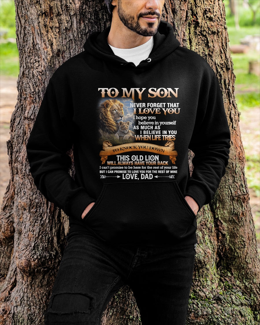 To My Son T-Shirt – Gift From Dad / Man - snow00 (SKU12-76)