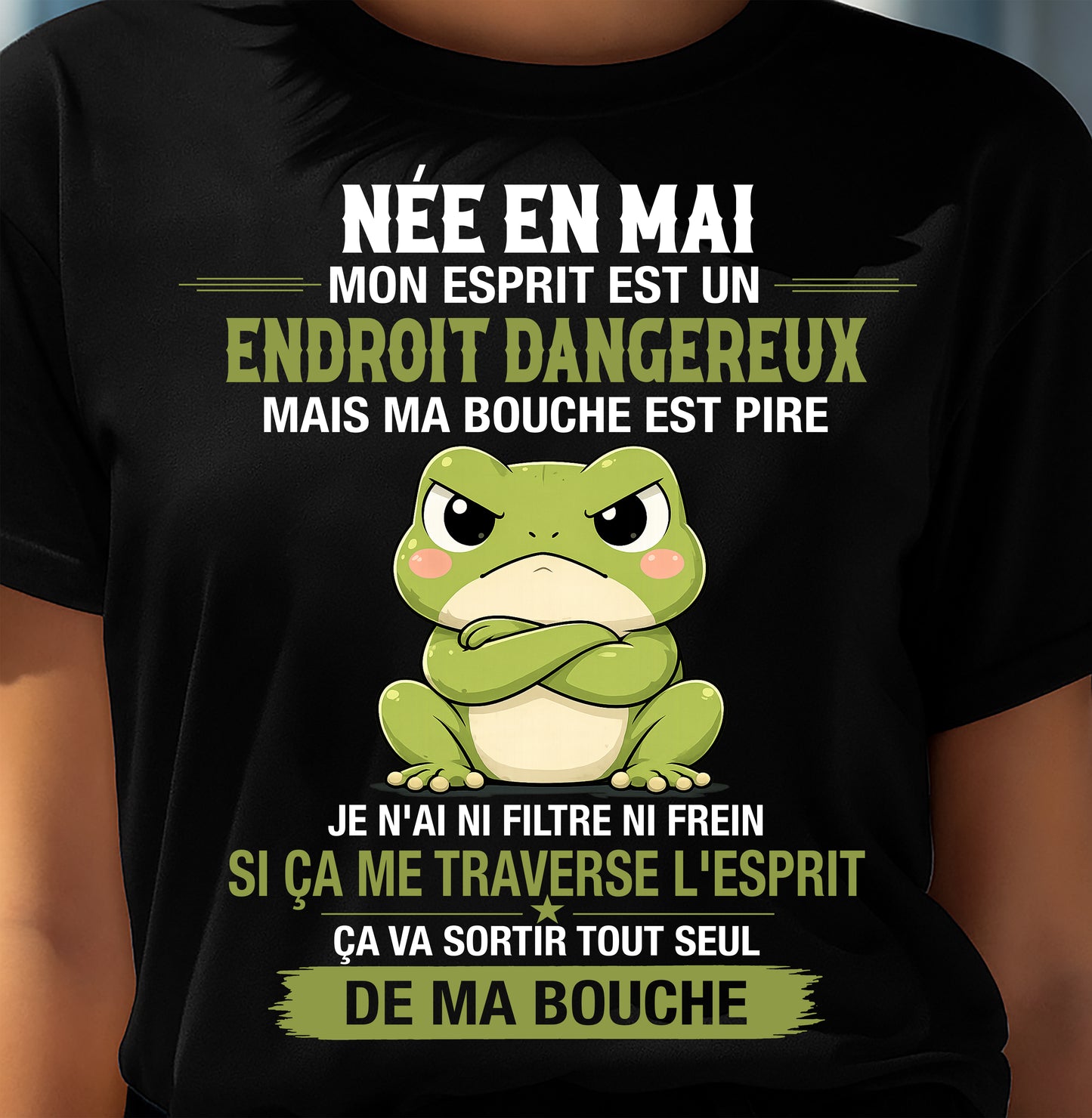 MAI SHIRT JE N'AI NI FILTRE NI FREIN - SNOW05 (SKU2605-144-05)
