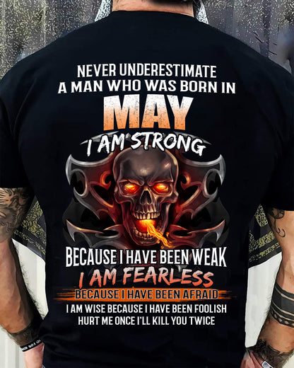 MAY SHIRT, I AM FEARLESS – SNOW MALE05 (SKU2602-173-05)
