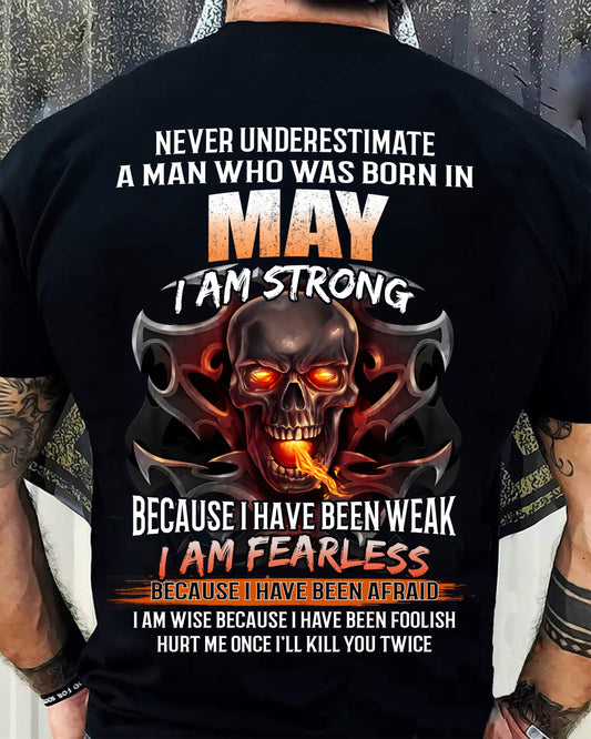 MAY SHIRT, I AM FEARLESS – SNOW MALE05 (SKU2602-173-05)