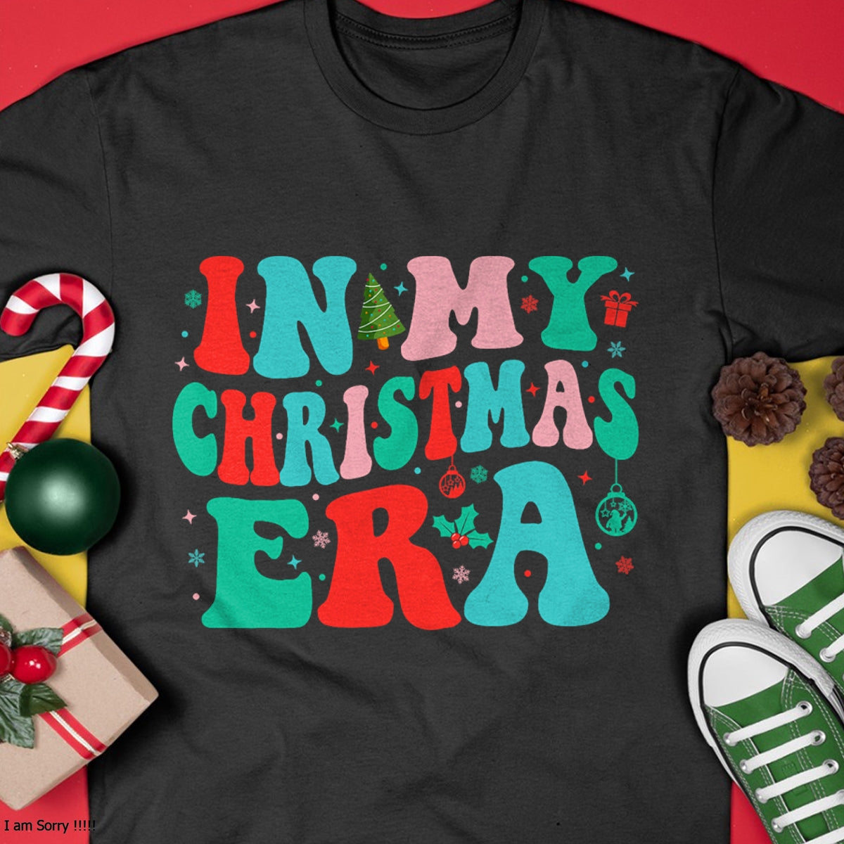 In My Christmas Era Cute Groovy Christmas Holiday Xmas T-Shirt - Christmas Unisex T-Shirt/Hoodie/Sweatshirt - SNOW00