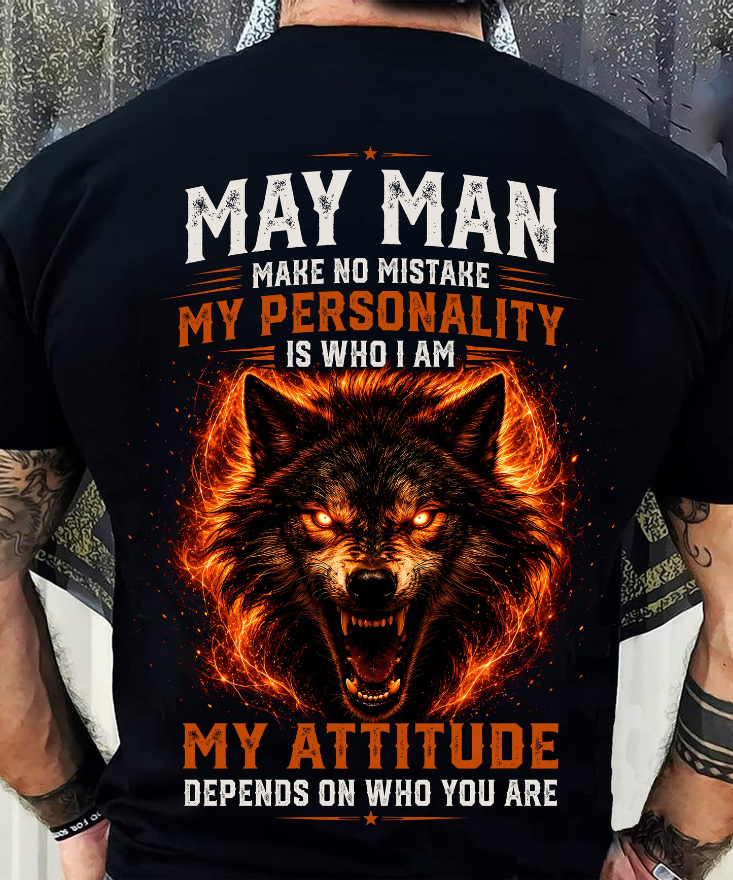 MAY SHIRT, MY PERSONALITY IS WHO I AM - SNOW MALE05 (SKU2608-109-05)