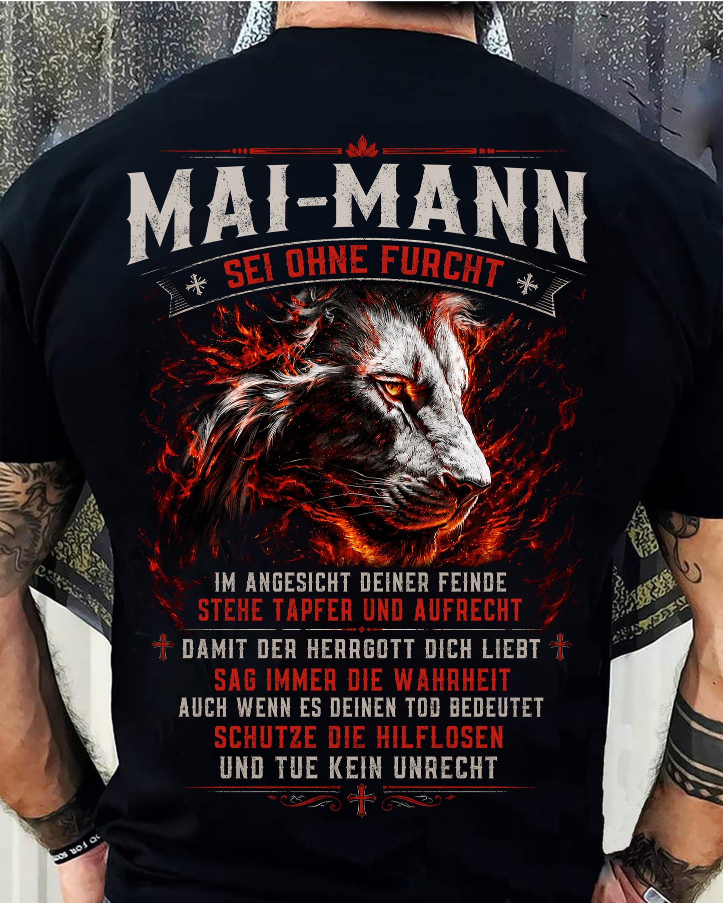 MAI, SEI OHNE FURCHT IM ANGESICHT DEINER FEINDE - SNOW GER05 (SKU2605-362-05)