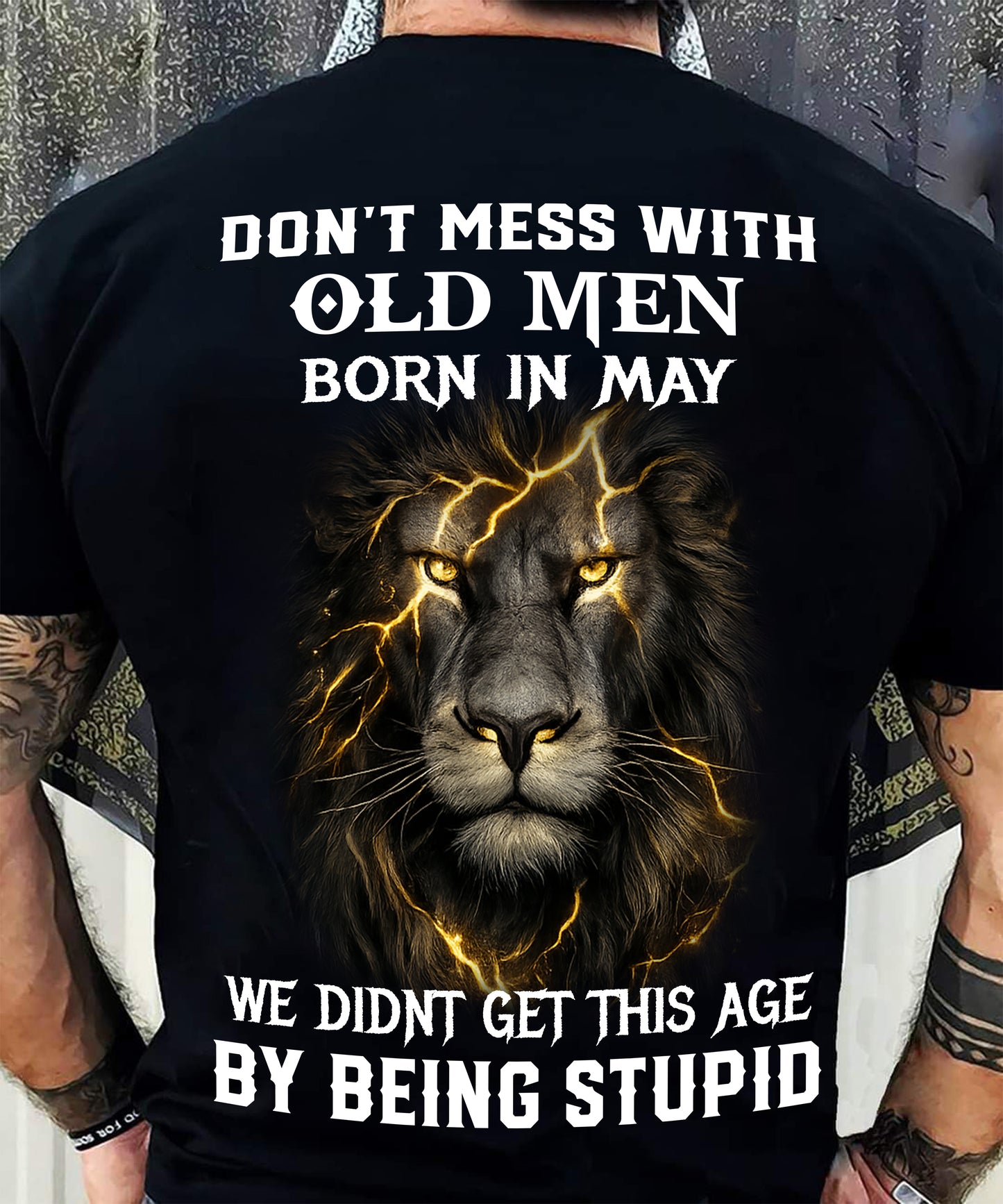 MAY SHIRT, DON’T MESS WITH OLD MEN - SNOW MALE01 (SKU2604-309-05)