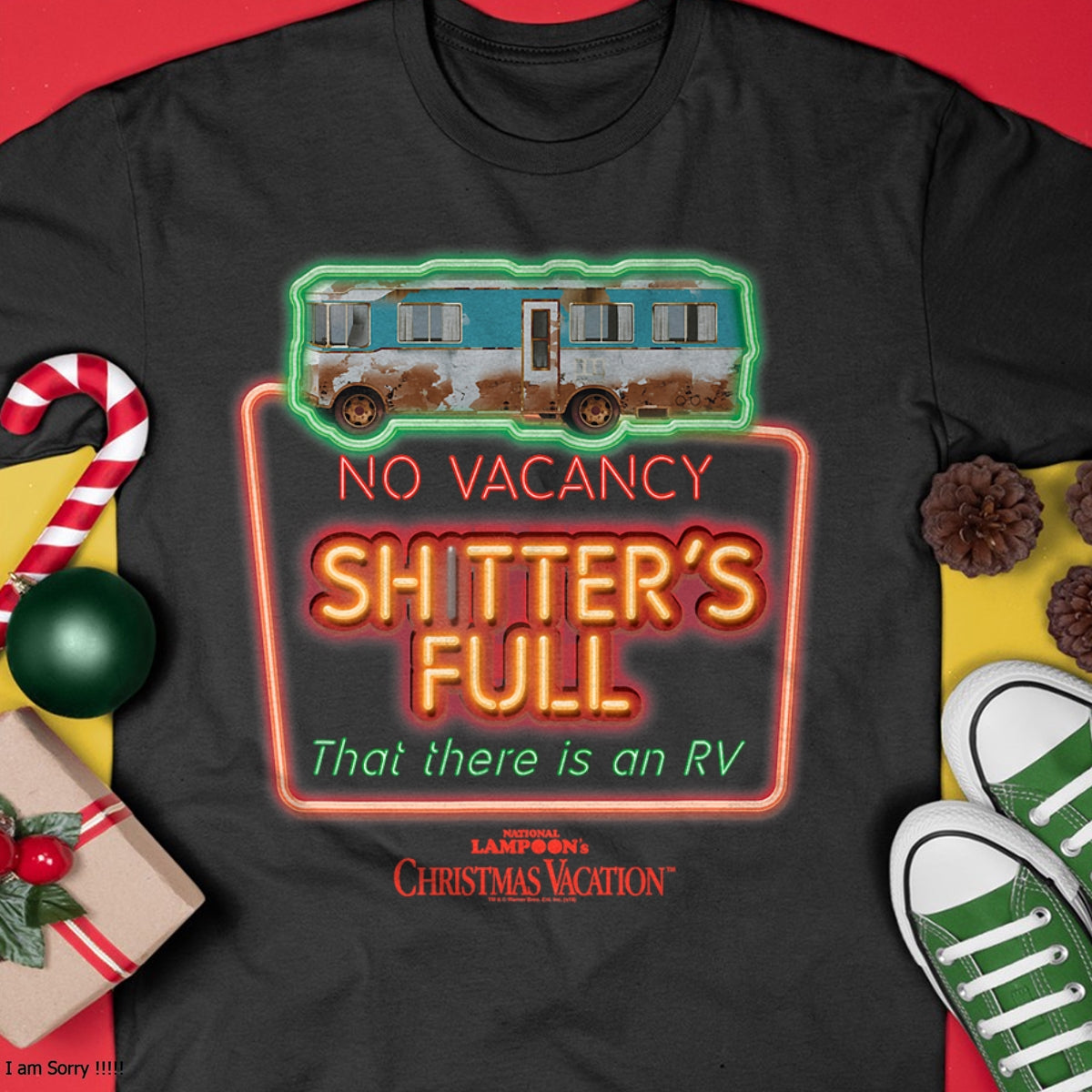 Christmas Vacation No Vacancy Shtter's Full Christmas T-Shirt - Christmas Unisex T-Shirt/Hoodie/Sweatshirt - SNOW00