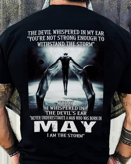MAY, NEVER UNDERESTIMATE A MAN WHO WAS BORN IN MAY-SNOW MALE05 (SKU08-35-05)