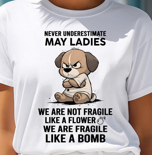 MAY SHIRT, WE ARE FRAGILE LIKE A BOMB - FMA SNOW05 (SKU2603-351-05)