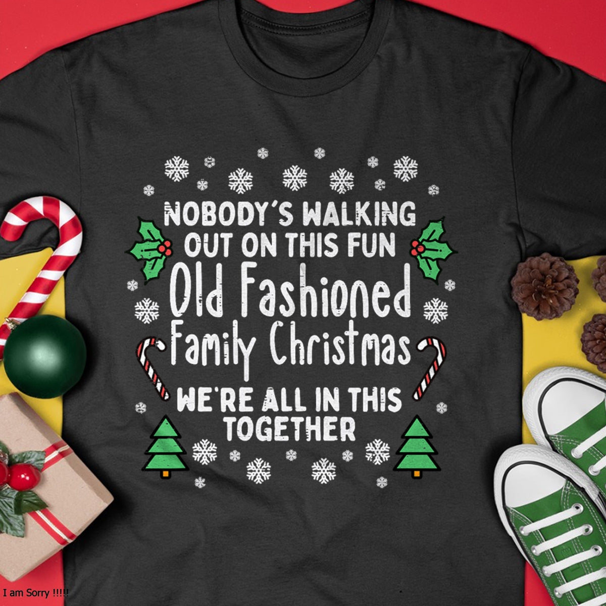Old Fashioned Family Christmas Ugly Xmas Men Women Kids T-Shirt - Christmas Unisex T-Shirt/Hoodie/Sweatshirt - SNOW00