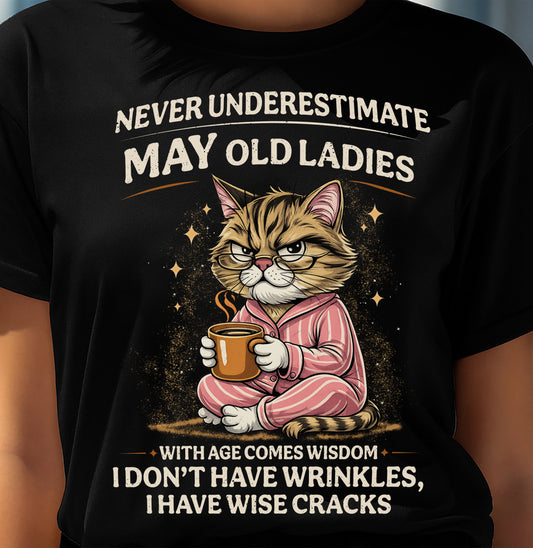 MAY SHIRT, With age comes wisdom - FMA SNOW05 (SKU2604-99-05)