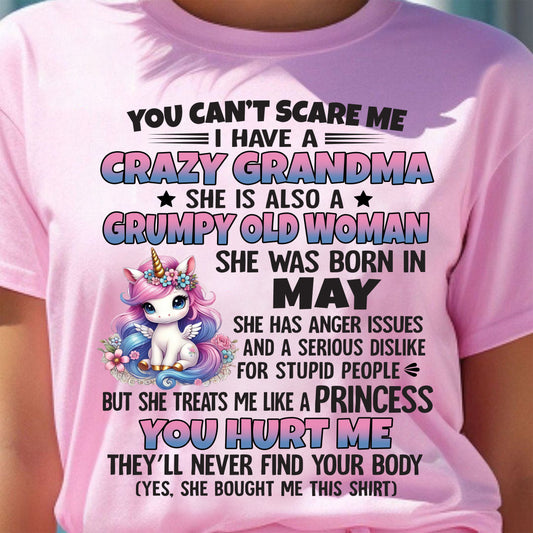 MAY - YOU CAN'T SCARE ME - GIFT FROM GRANDMA - SNOW05 (SKU09-106-05)