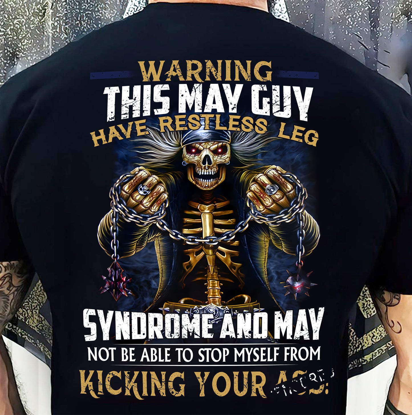 MAY, WARNING THIS MAY GUY HAS RESTLESS LEG – SNOW MALE05 (SKU26T-01-57-05)