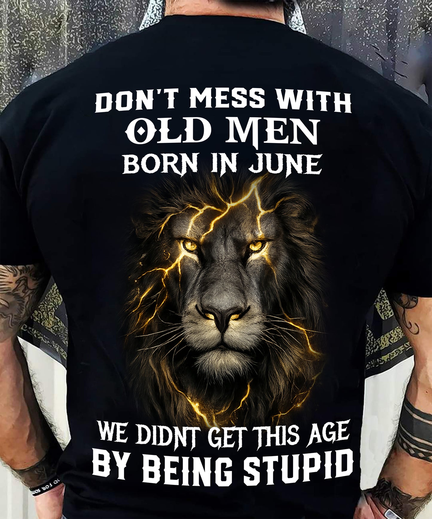 JUNE SHIRT, DON’T MESS WITH OLD MEN - SNOW MALE01 (SKU2604-309-06)