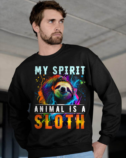 My Spirit Animal is A Sloth T-Shirt Funny Sloths T-Shirt