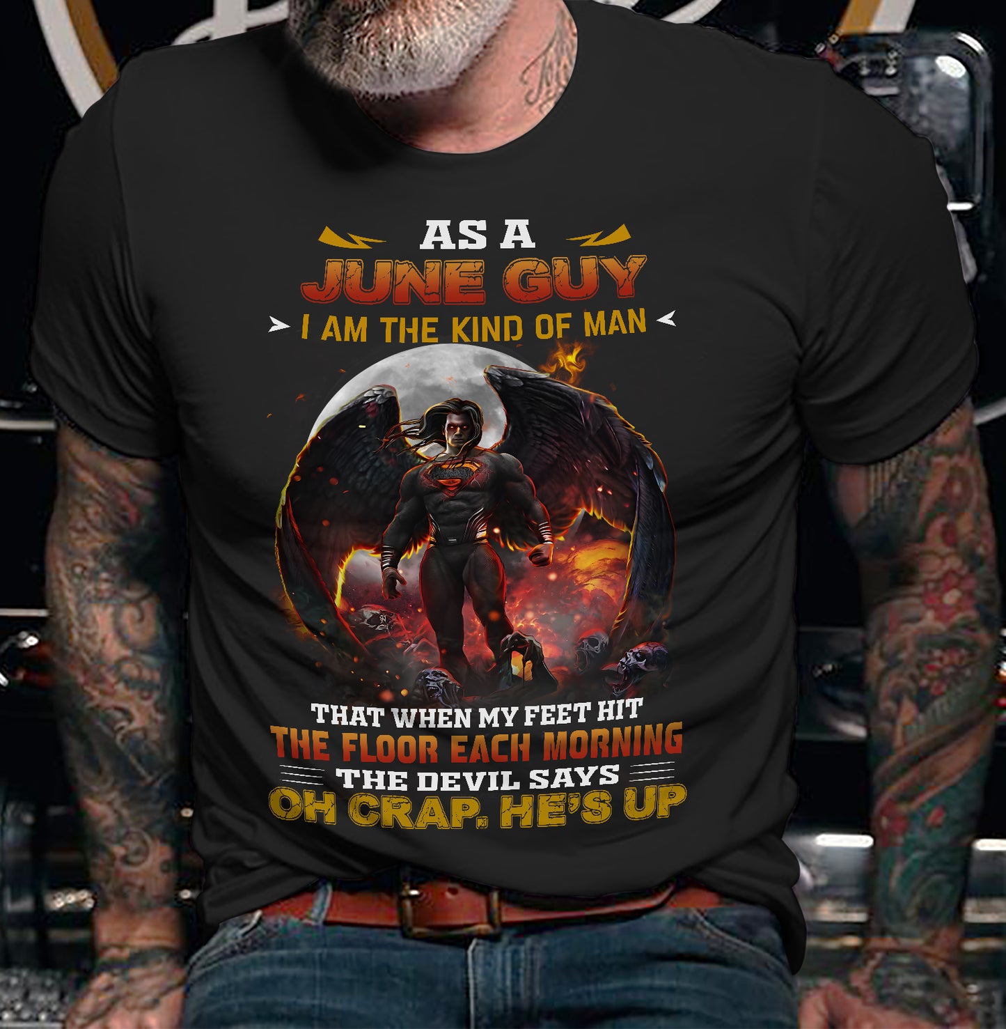 JUNE, THE DEVIL SAYS OH CRAP, HE’S UP SNOW MALE06 (SKU26T-01249-06)