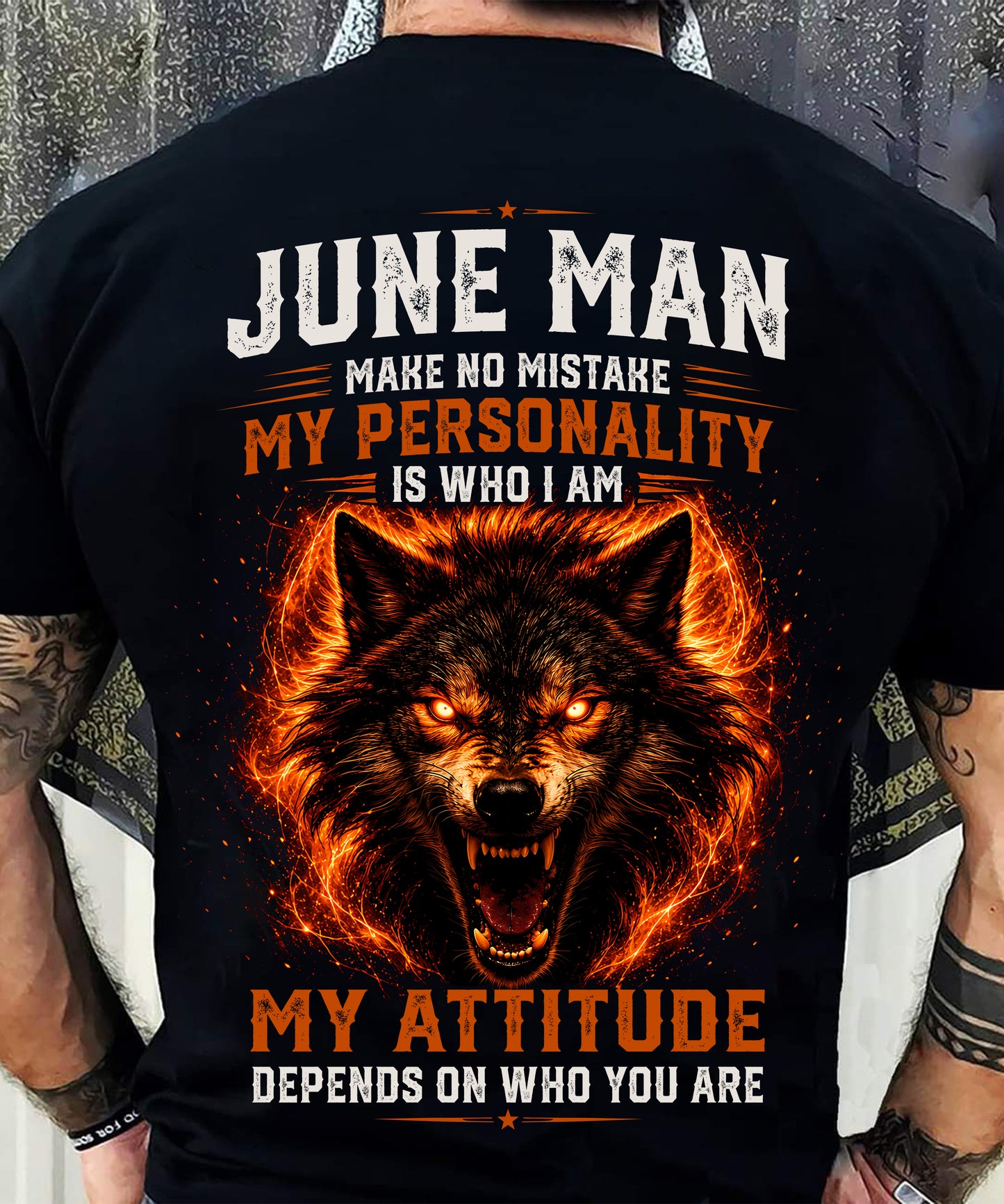 JUNE SHIRT, MY PERSONALITY IS WHO I AM - SNOW MALE06 (SKU2608-109-06)