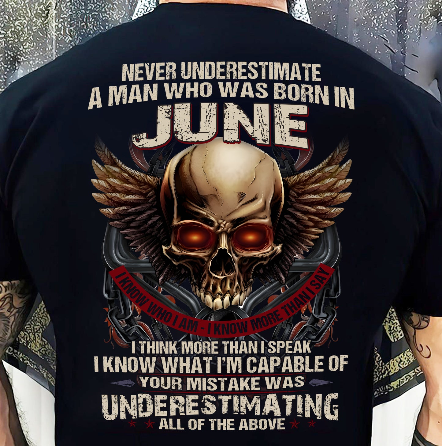 JUNE, YOUR MISTAKE WAS UNDERESTIMATING ALL OF THE ABOVE - SNOW MALE06 (SKU26T-01135-06)