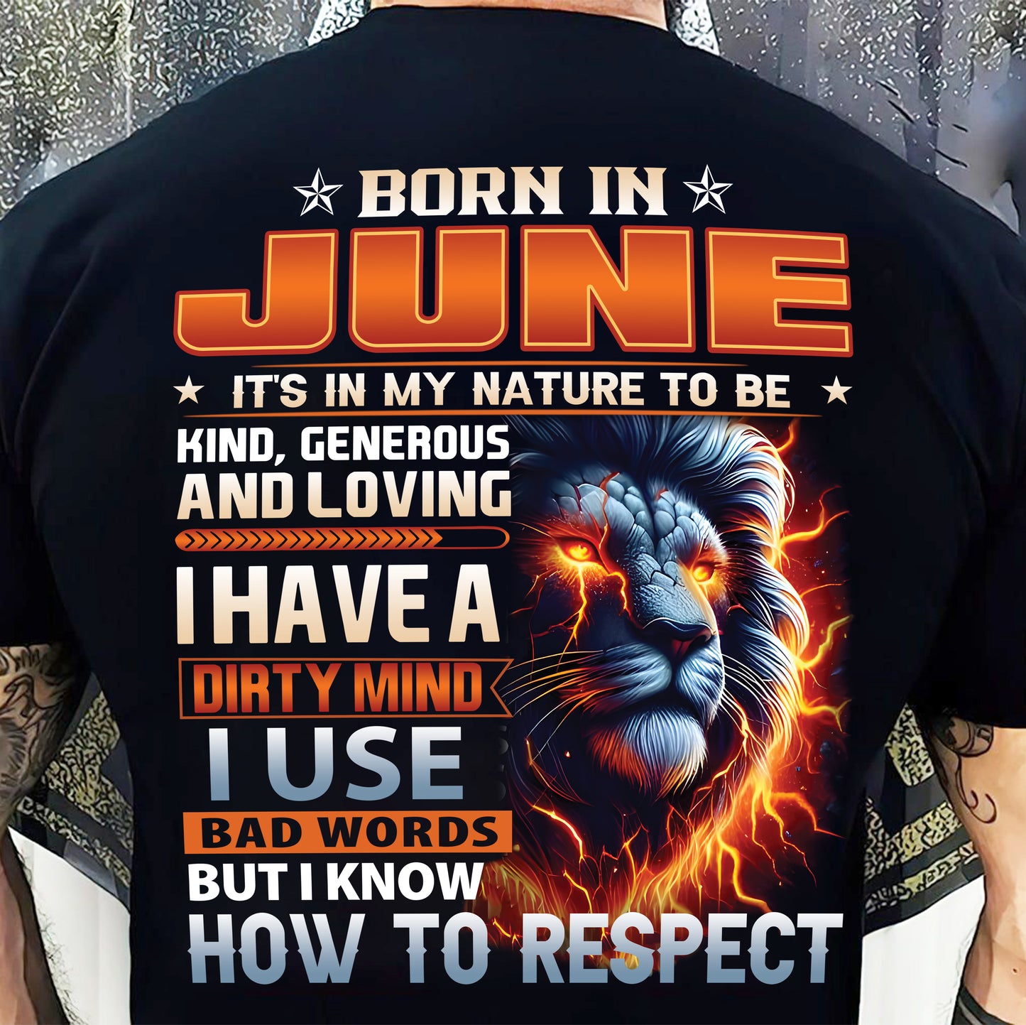 JUNE, I KNOW HOW TO RESPECT – SNOW MALE06 (SKU08-84-06)