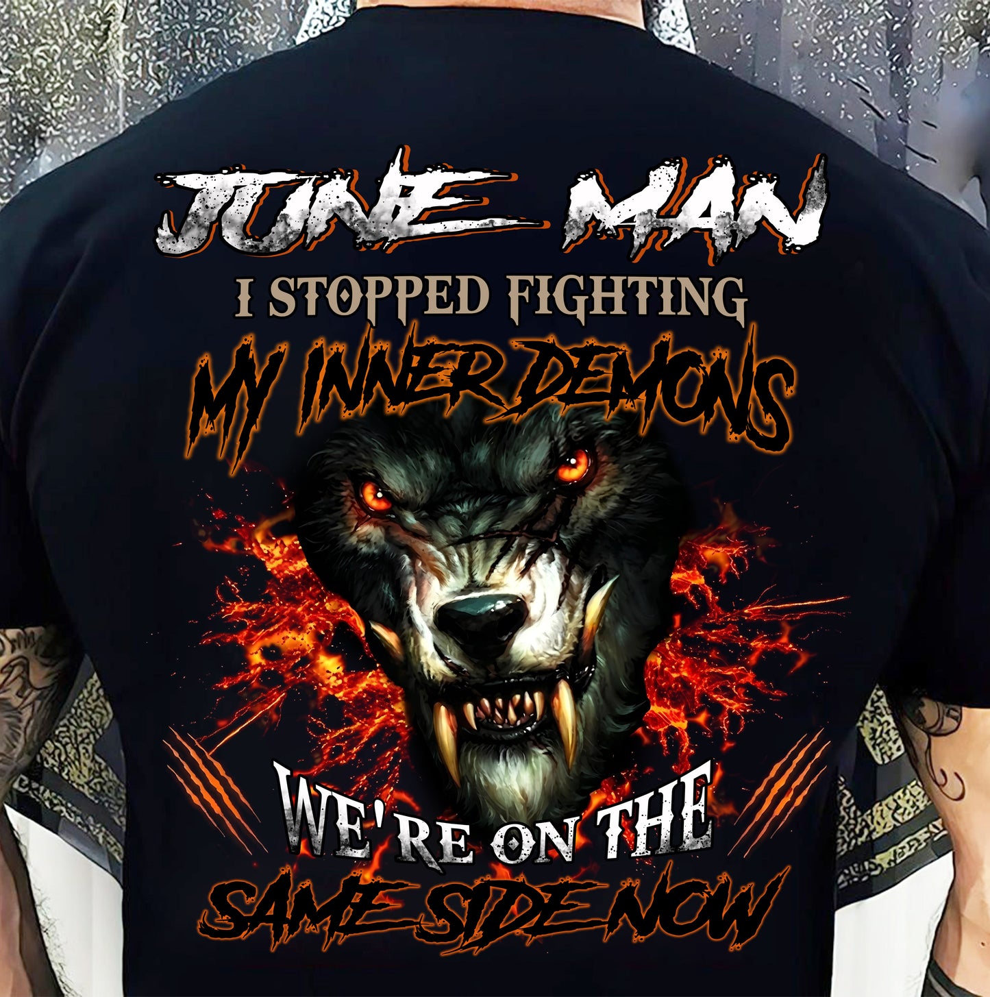 JUNE, I STOPPED FIGHTING MY INNER DEMONS-MALE06 (SKU12-325-06)
