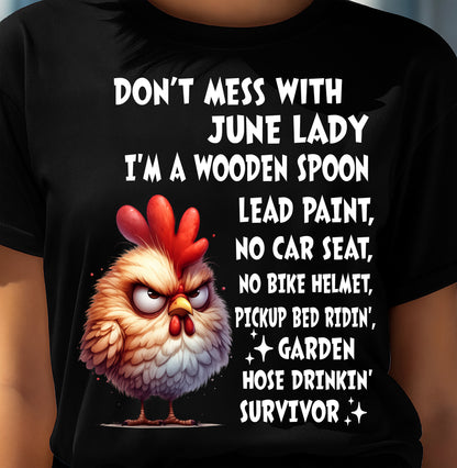 JUNE SHIRT, I'M A WOODEN SPOON, LEAD PAINT - SNOW06 (SKU2604-254-06)