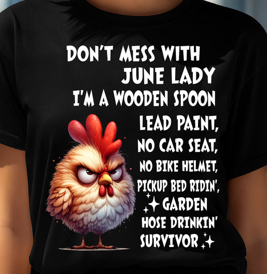 JUNE SHIRT, I'M A WOODEN SPOON, LEAD PAINT - SNOW06 (SKU2604-254-06)