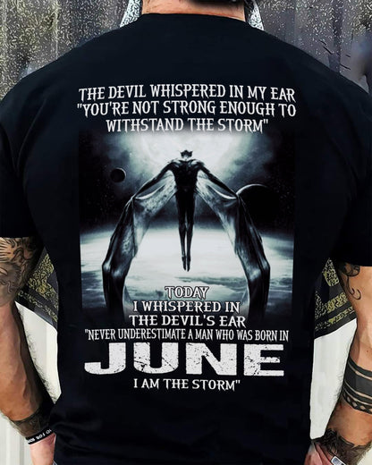 JUNE, NEVER UNDERESTIMATE A MAN WHO WAS BORN IN JUNE-SNOW MALE06 (SKU08-35-06)