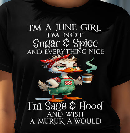 JUNE SHIRT, I’M NOT SUGAR & SPICE - SNOW MALE06 (SKU2603-44-06)