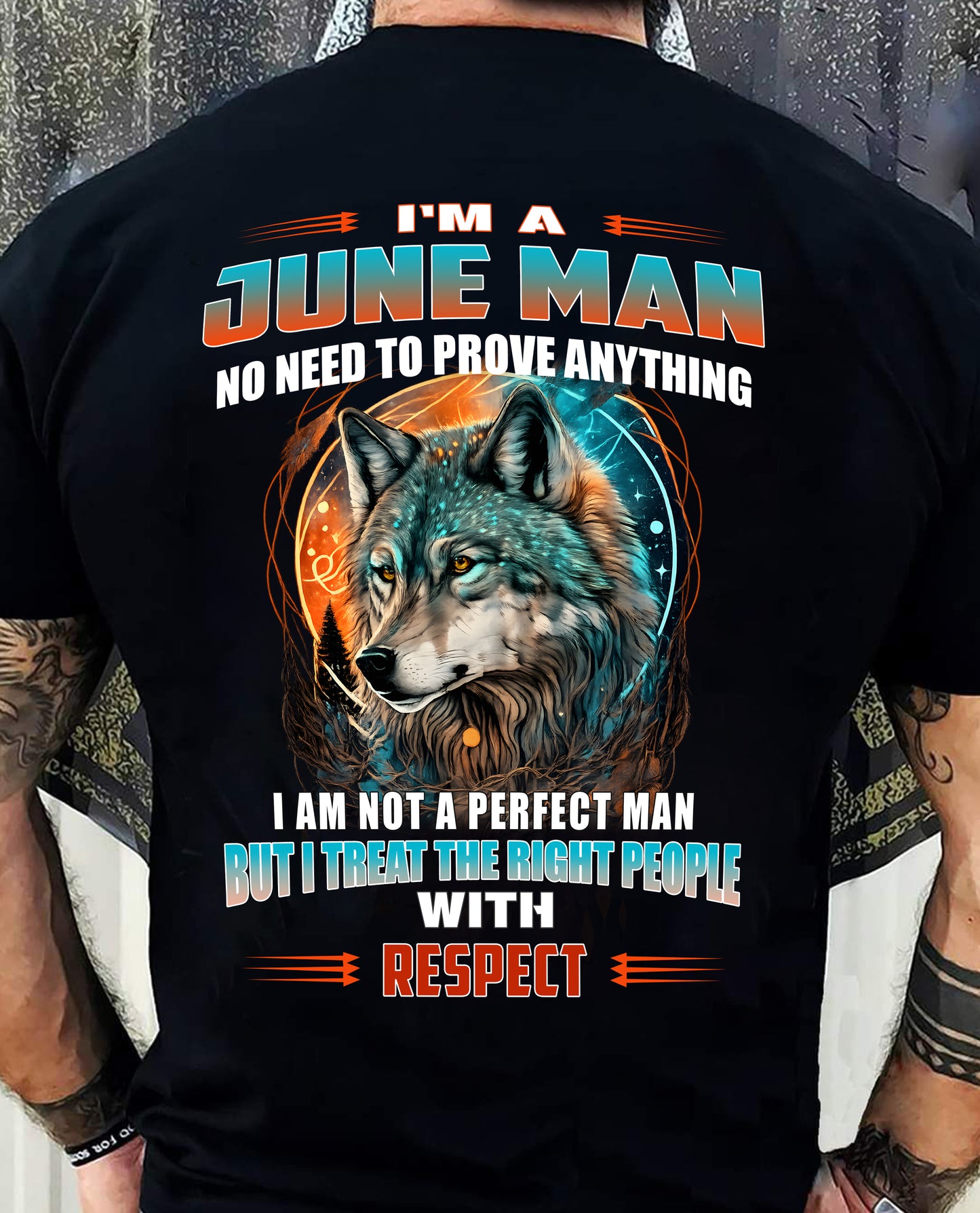 JUNE, I TREAT THE RIGHT PEOPLE WITH RESPECT – SNOW MALE06 (SKU26T-01241-06)