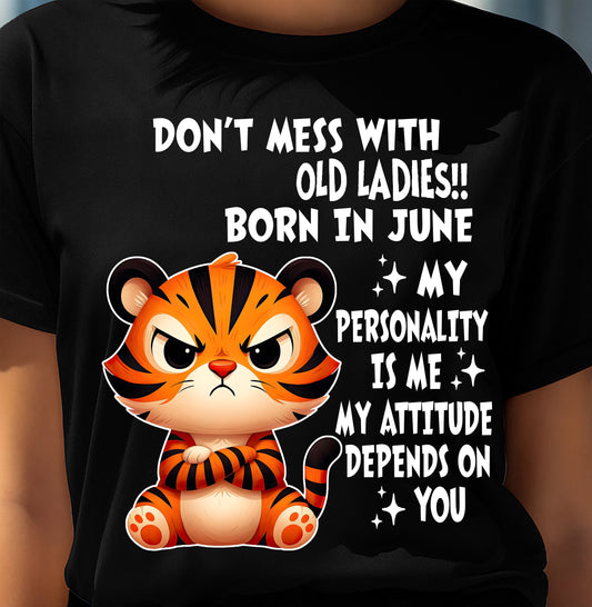JUNE SHIRT, MY ATTITUDE DEPENDS ON YOU - FMA SNOW06 (SKU2604-60-06)
