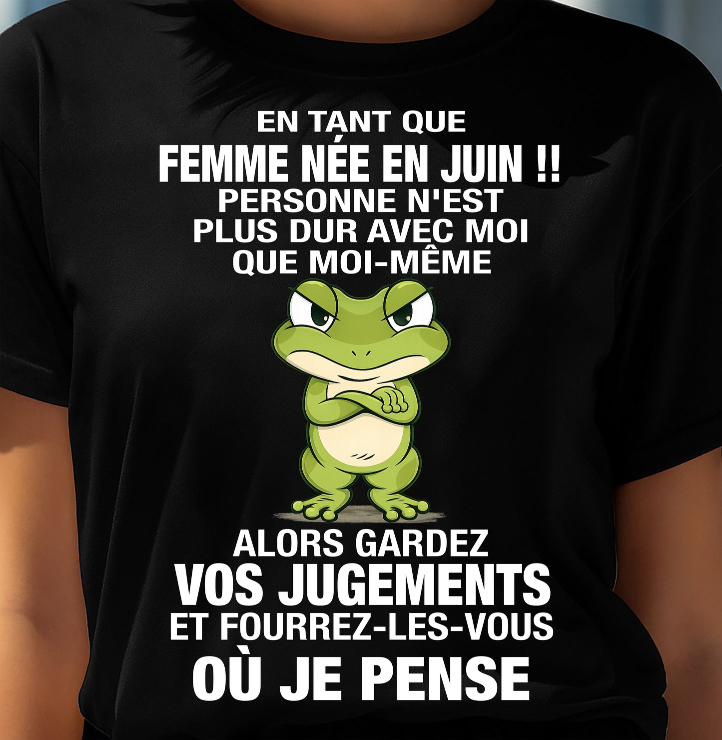 JUIN SHIRT EN TANT QUE FEMME NÉE EN JUIN - SNOW06 (SKU2605-202-06)