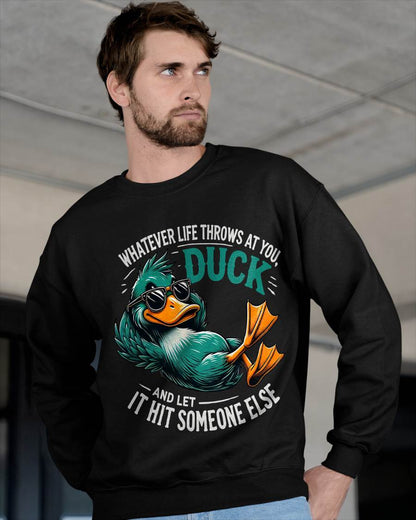 Funny Duck Graphic Tees Funny Quote Gift T-Shirt (SKU-SNOW-08)