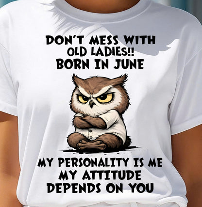 JUNE SHIRT, MY ATTITUDE DEPENDS ON YOU - FMA SNOW06 (SKU2604-58-06)