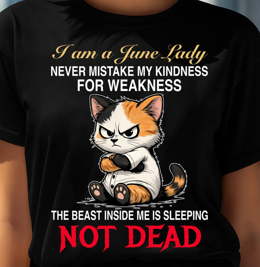 JUNE SHIRT, THE BEAST INSIDE ME IS SLEEPING NOT DEAD - FMA SNOW06 (SKU2604-160-06)