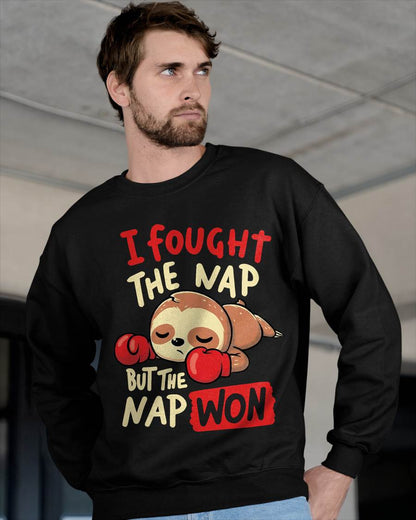 Sloth I Fought The Nap But The Nap Won T-Shirt