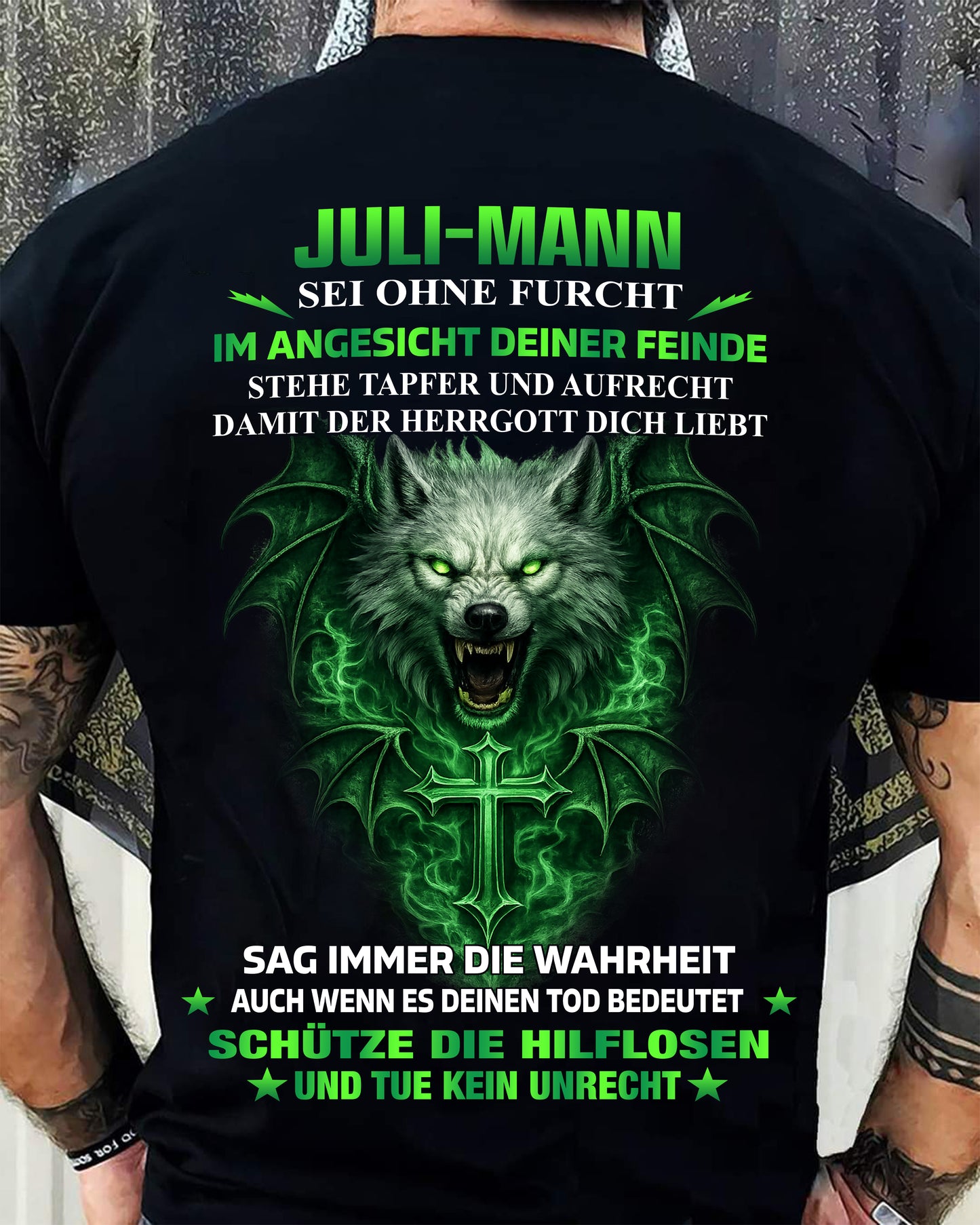 JULI, SEI OHNE FURCHT IM ANGESICHT DEINER FEINDE - SNOWMALE07 (SKU2605-356-07)