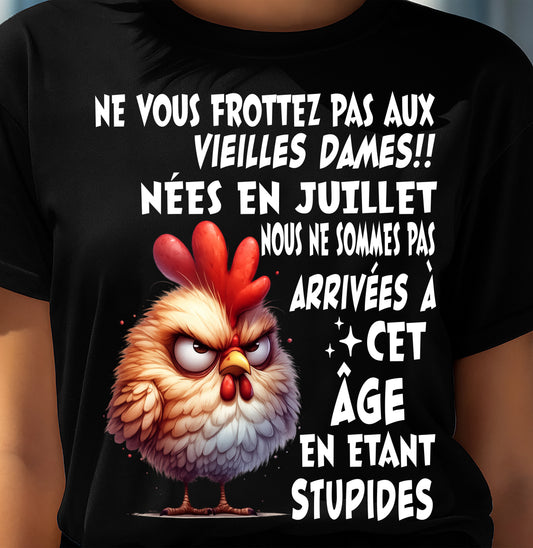 JUILLET, NE VOUS FROTTEZ PAS AUX VIEILLES DAMES !! - SNOW07 (SKU2605-87-07)