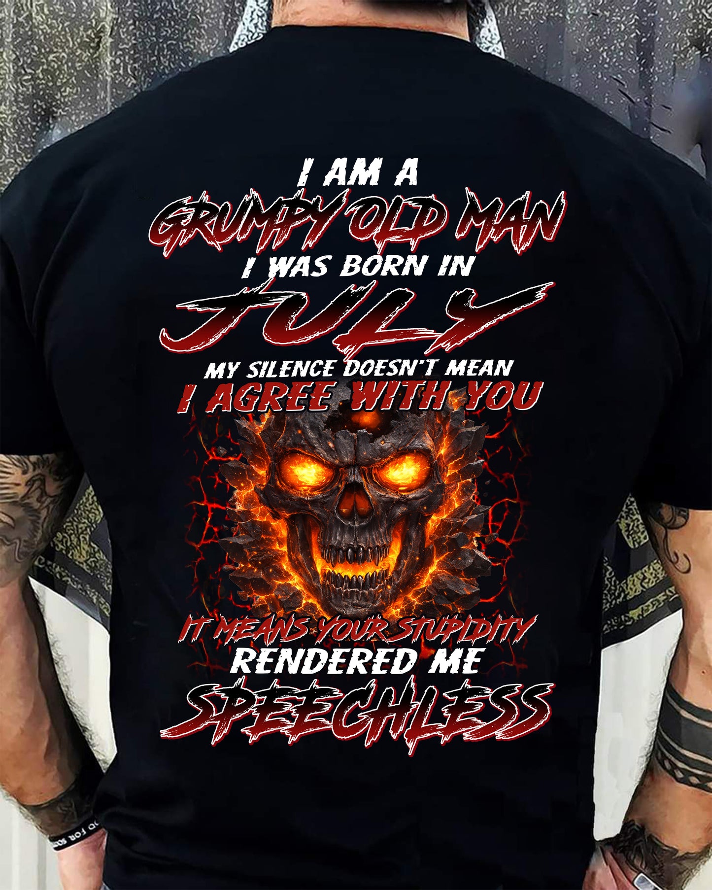 JULY, MY SILENCE DOESN’T MEAN I AGREE WITH YOU – SNOW MALE07 (SKU26T-01232-07)